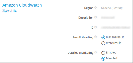 Amazon CloudWatch Specific
