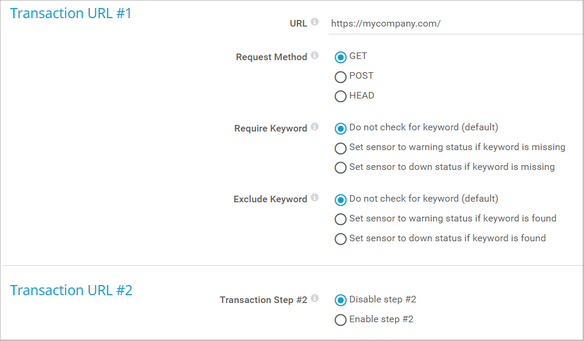 Transaction URL #x