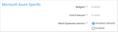 Microsoft Azure Specific