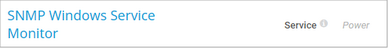 SNMP Windows Service Monitor